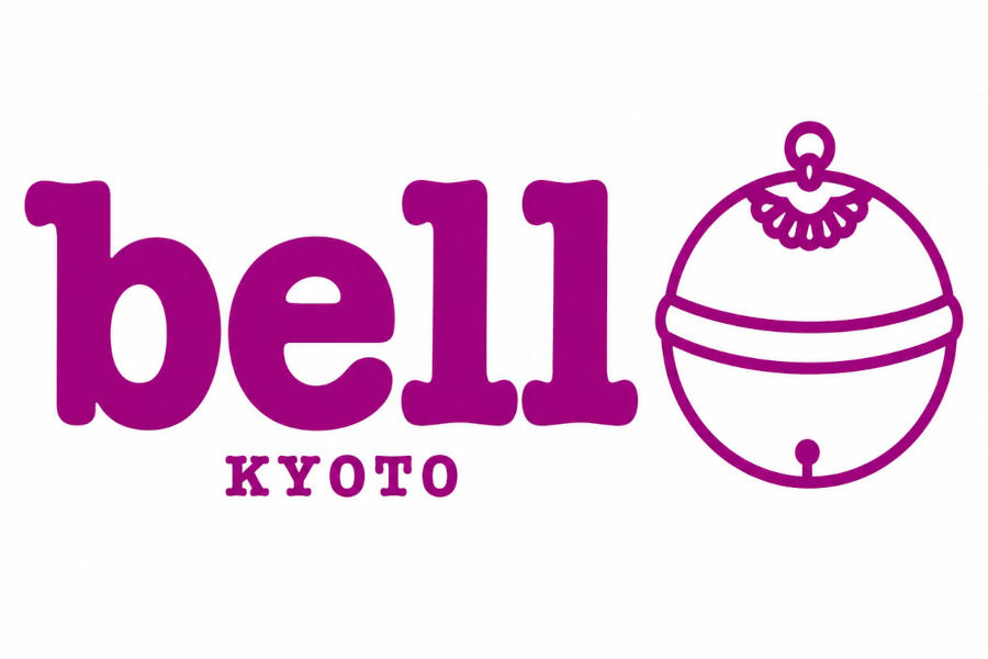 Logo of Bell Kyoto featuring the words “bell Kyoto” in purple lettering beside a bell icon on a white background.