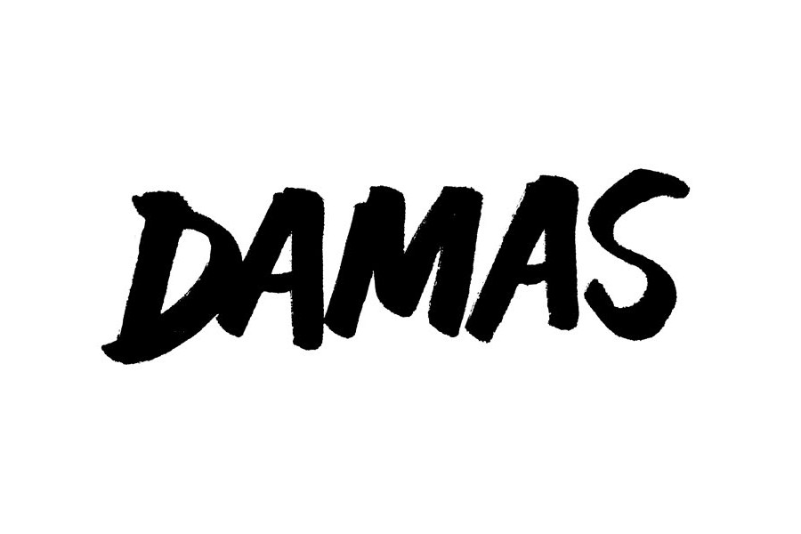 Logótipo em preto e negrito do Damas.