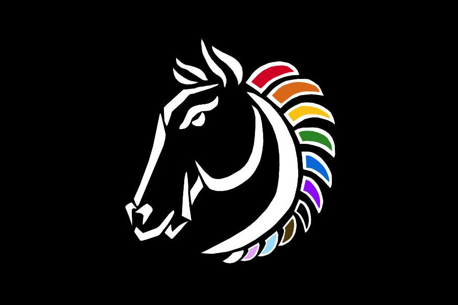 Logo of the White Horse Bar