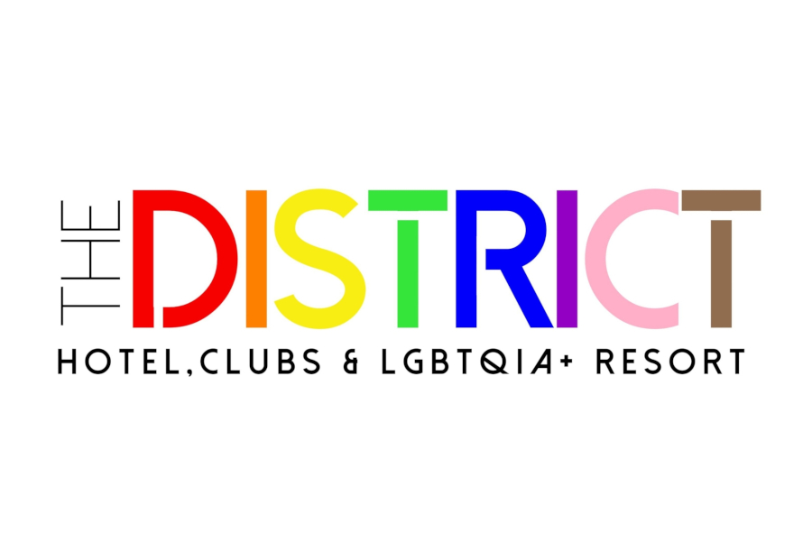 The District LGBTQIA+ Resort logo