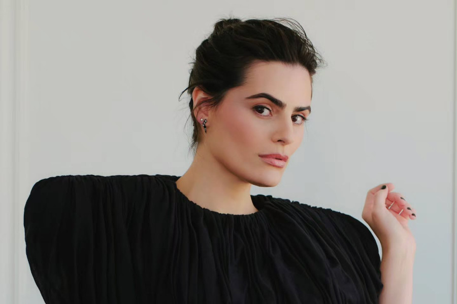 Nava Mau in a press photo for her short film